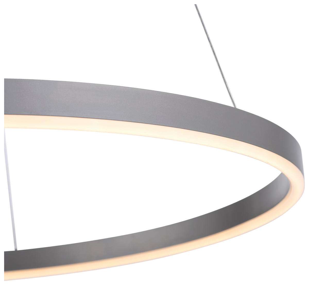 ZÁVĚSNÉ LED SVÍTIDLO, 58,5/58,5/120 cm  - barvy hliníku, Design, kov/plast (58,5/58,5/120cm)