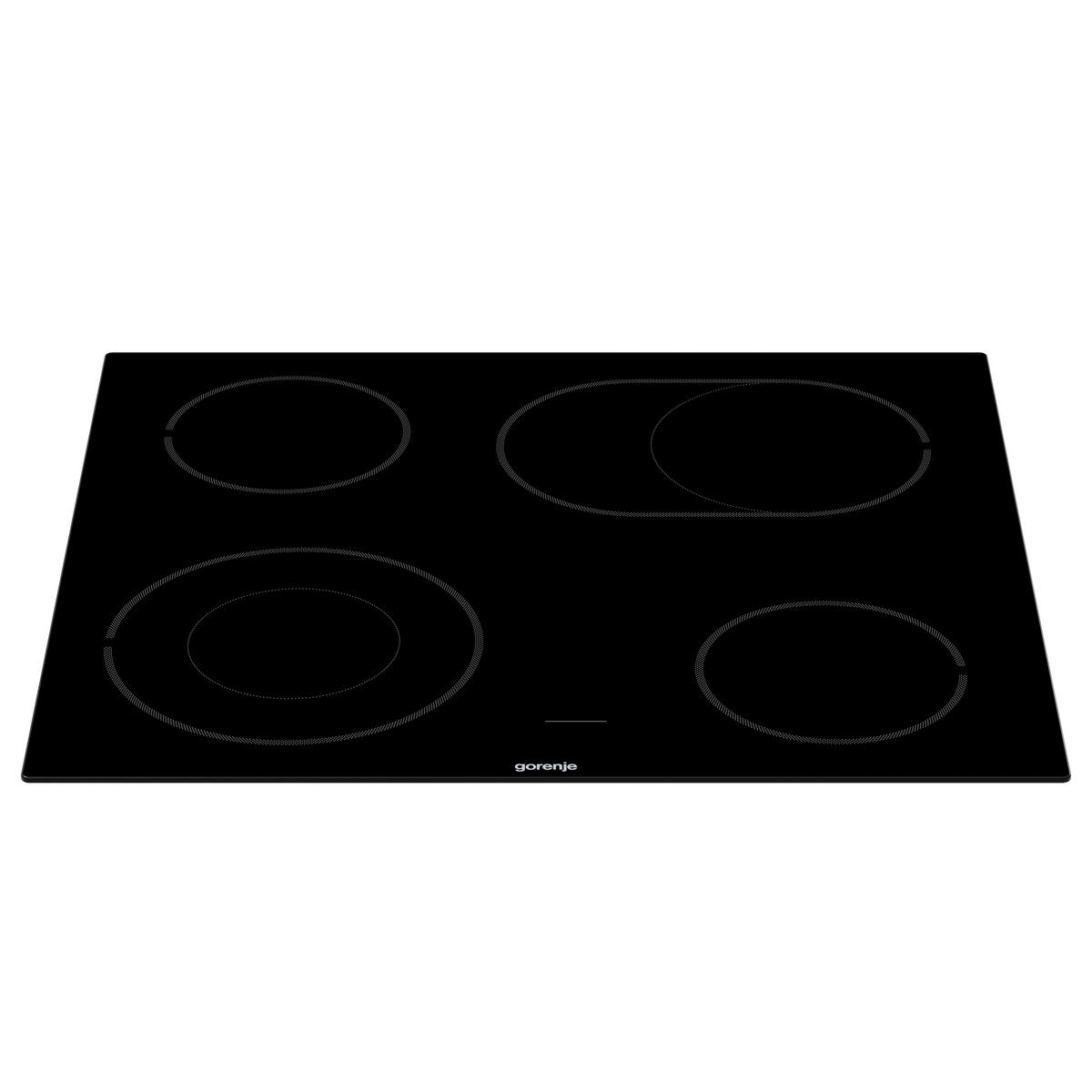 HERDSET BCA6715AO1BK+ECDA643SC  - Schwarz, Trend, Metall (59,5/59,5/53cm) - Gorenje