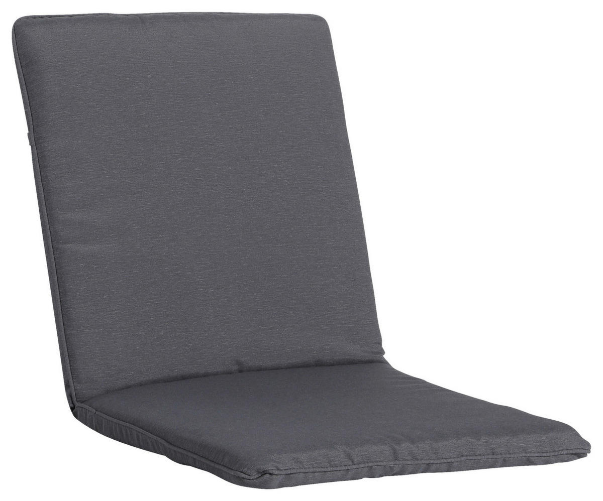 SESSELAUFLAGE in Graphitfarben  - Graphitfarben, Basics, Textil (49/5/97cm)