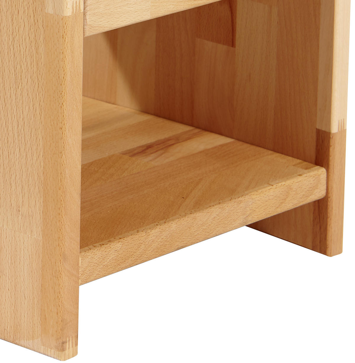 NACHTSCHRANK 40/40/33 cm Kernbuche massiv  - Kernbuche, KONVENTIONELL, Holz (40/40/33cm) - Boxxx