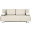 SCHLAFSOFA Naturfarben  - Chromfarben/Naturfarben, Design, Textil/Metall (197/88/89cm) - Livetastic