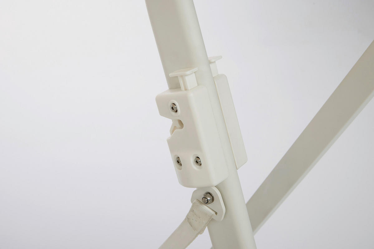 HOLLYWOODSCHAUKEL 169/189/228 cm Weiß, Beige  - Beige/Weiß, Basics, Textil/Metall (169/189/228cm) - Kettler