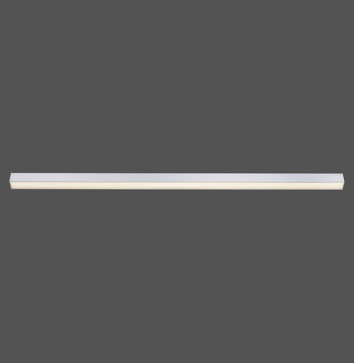 LED-DECKENLEUCHTE PURE-LINES 110/3,8/3,9 cm   - Alufarben, Design, Kunststoff/Metall (110/3,8/3,9cm) - Neuhaus PURE
