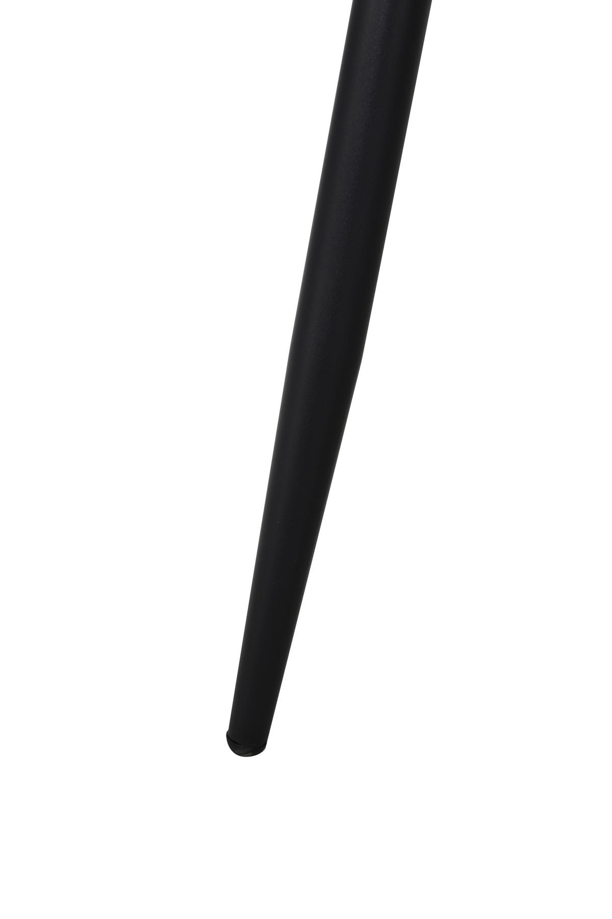 ARMLEHNSTUHL Eisen Samt  - Beige/Schwarz, Trend, Holz/Textil (55/84/60cm) - Livetastic