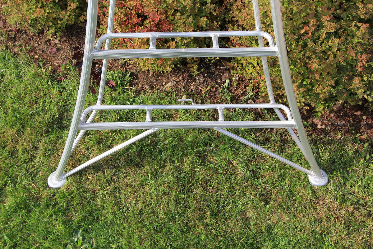 LEITER - Silberfarben, Basics, Metall (125/240/20cm) - Ambia Garden