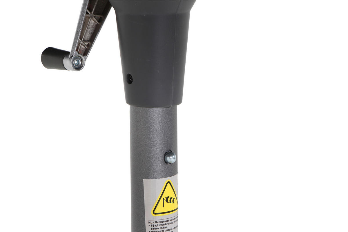 SONNENSCHIRM 250 cm  - Anthrazit/Olivgrün, KONVENTIONELL, Textil/Metall (250/250cm) - Siena Garden