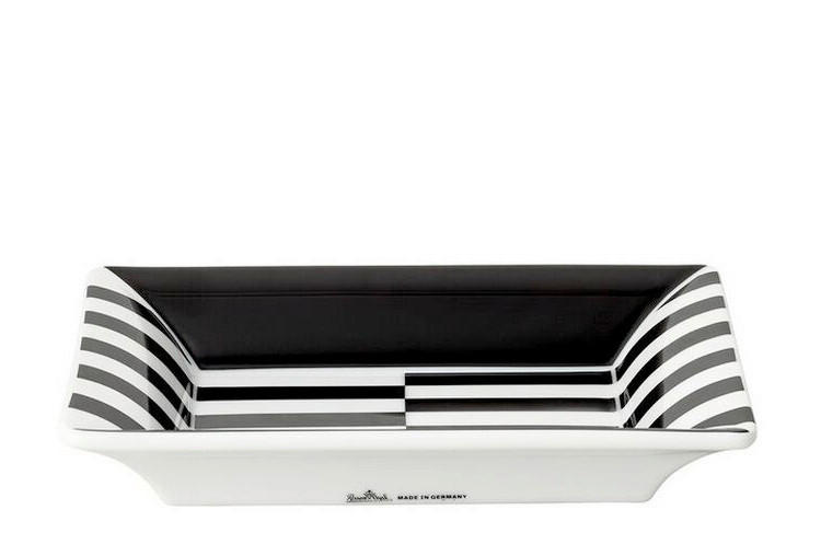 ZDJELA   14,7/12.10/2.4 cm        Home Monochrome  - bijela/crna, Basics, keramika (14,7/12.10/2.4cm) - Rosenthal