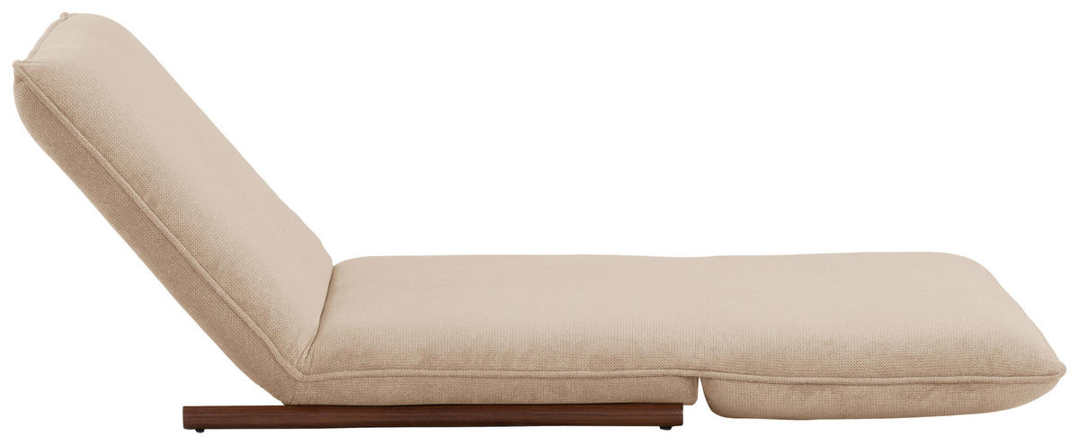 SESSEL in Samt Creme, Dunkelbraun  - Dunkelbraun/Creme, Design, Textil/Metall (93/97/80cm) - MID.YOU