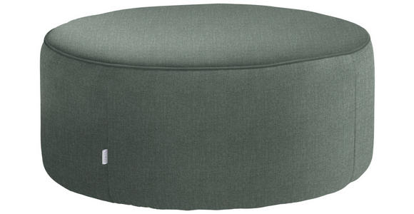 HOCKER in Textil Titanfarben  - Titanfarben, Design, Textil (80/33/80cm) - Belluti