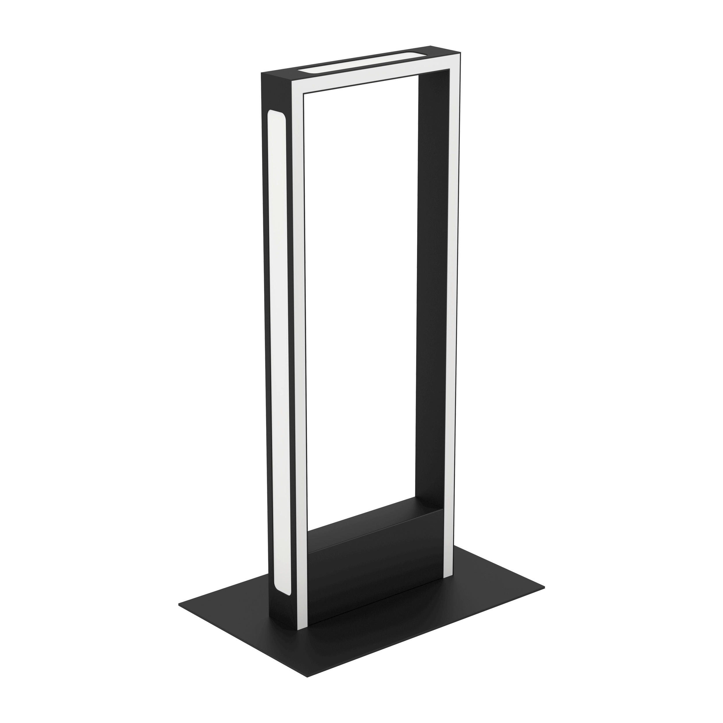LED-TISCHLEUCHTE - Weiss/Schwarz, Design, Kunststoff/Metall (16/3,5/42,5cm) - Eglo