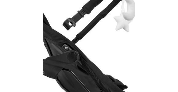 SCHAUKELWIPPE LUNCH  - Schwarz, Basics, Kunststoff/Textil (66/45/48-58cm) - My Baby Lou
