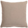 KISSENHÜLLE 35/35 cm  - Taupe, Textil (35/35cm) - Esposa