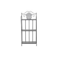 PFLANZTISCH  - Schwarz, KONVENTIONELL, Keramik/Metall (62/142/29cm) - Siena Garden
