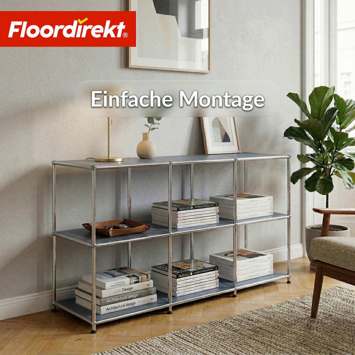 SIDEBOARD Concept Epure MK-018 116/82/40 cm  - Grau, Basics, Metall (116/82/40cm) - Floordirekt