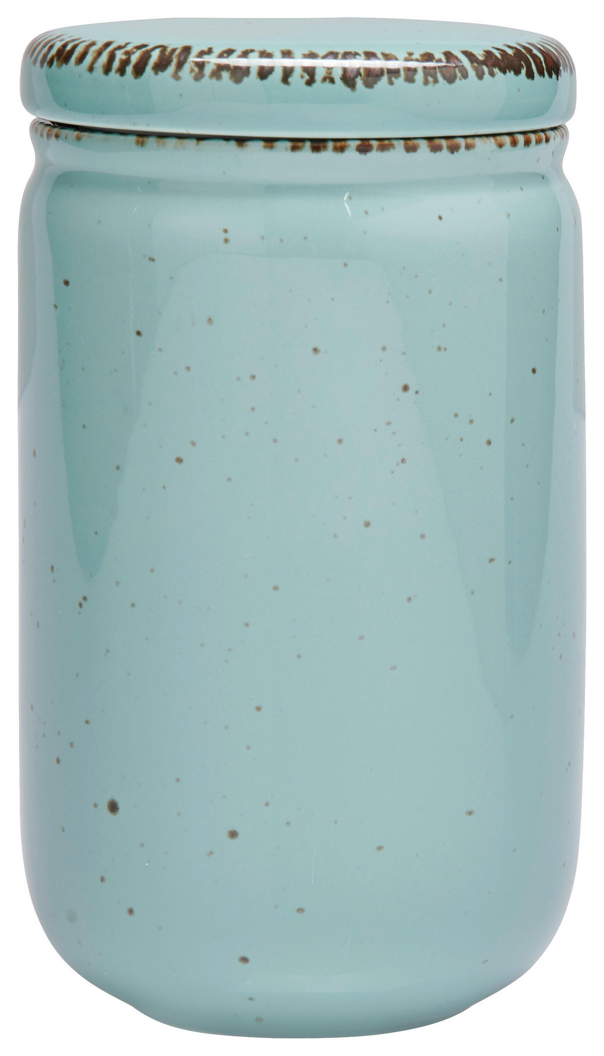 KUTIJA ZA HRANU  1,0 l    - tirkizna, Lajfstajl, keramika (11,5/18,5cm) - Landscape