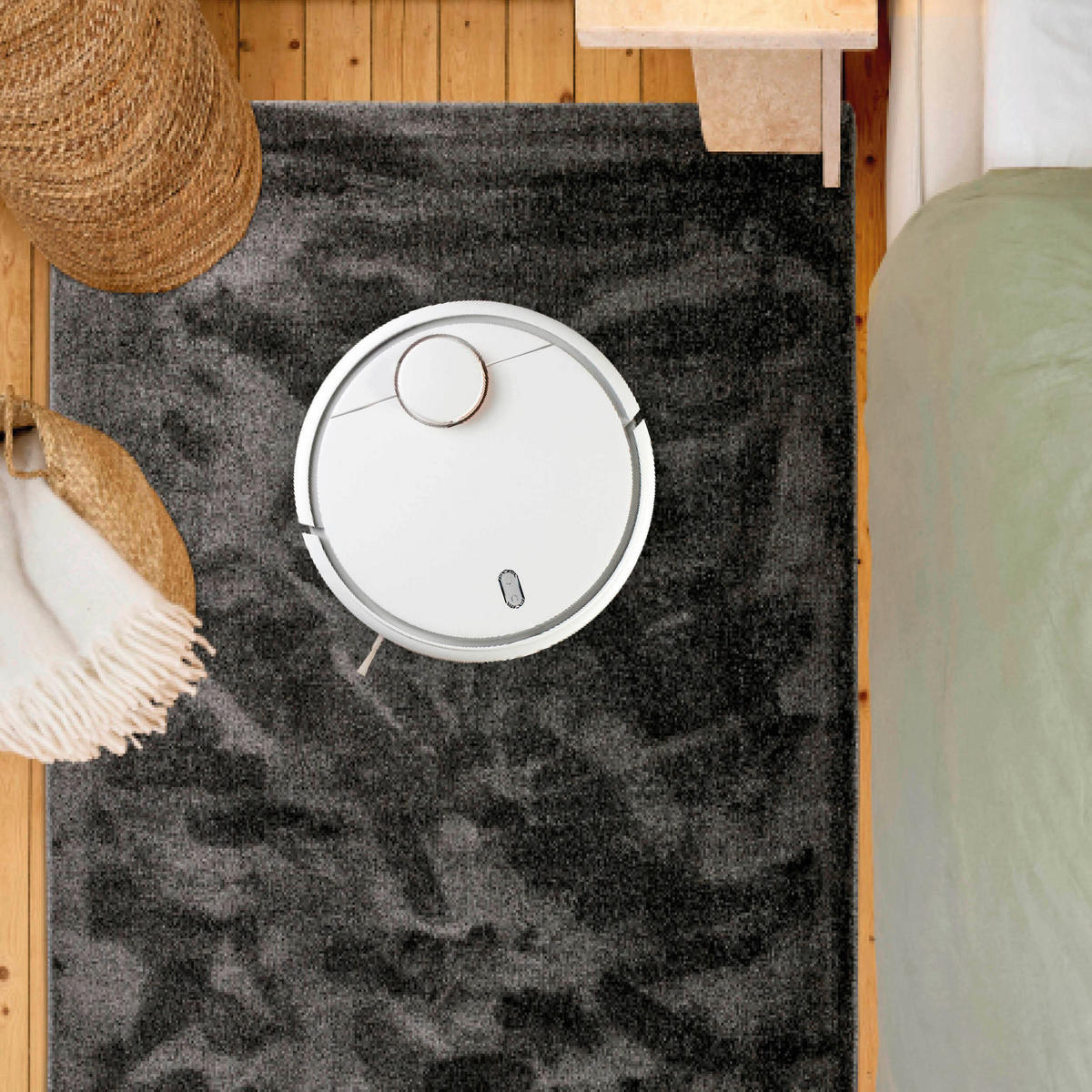 WEBTEPPICH 200/280 cm Sam Grau rechteckig  - Grau, Basics, Kunststoff (200/280cm) - Astra