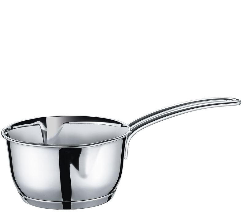 SCHMELZTOPF CAPRI 0,5 L  - Edelstahlfarben, Basics, Metall (9/7,95cm) - KÜCHENPROFI