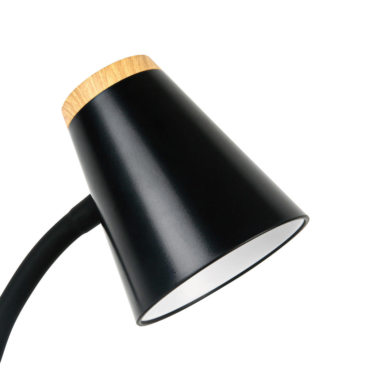 LED SVJETILJKA ZA PISAĆI STOL  - boje hrasta/crna, Basics, metal/plastika (42/13,2/13,2cm) - Boxxx