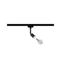 SCHIENENSYSTEM-STRAHLER  4,4/16,3 cm    - Schwarz, Design, Kunststoff/Metall (4,4/16,3cm) - Paulmann