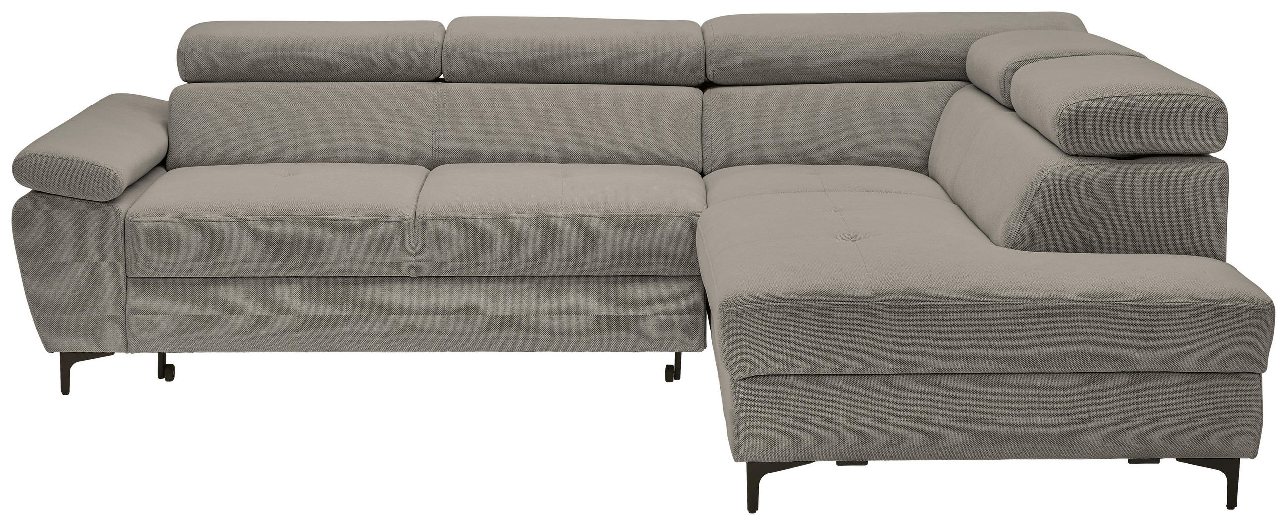 Stylife Ecksofa Combo Dunkelgrau 266x206 cm