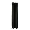 WÄRMESCHUTZVORHANG SILENCE blickdicht 140/245 cm   - Schwarz, Basics, Textil (140/245cm)