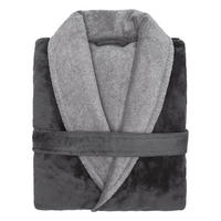 BADEMANTEL LOOKS by Wolfgang JOOP M Damen  - Dunkelgrau, Basics, Textil (Mnull) - LOOKS by W.Joop