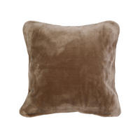KISSENHÜLLE 50/50 cm  - Taupe, Textil (50/50cm) - Novel