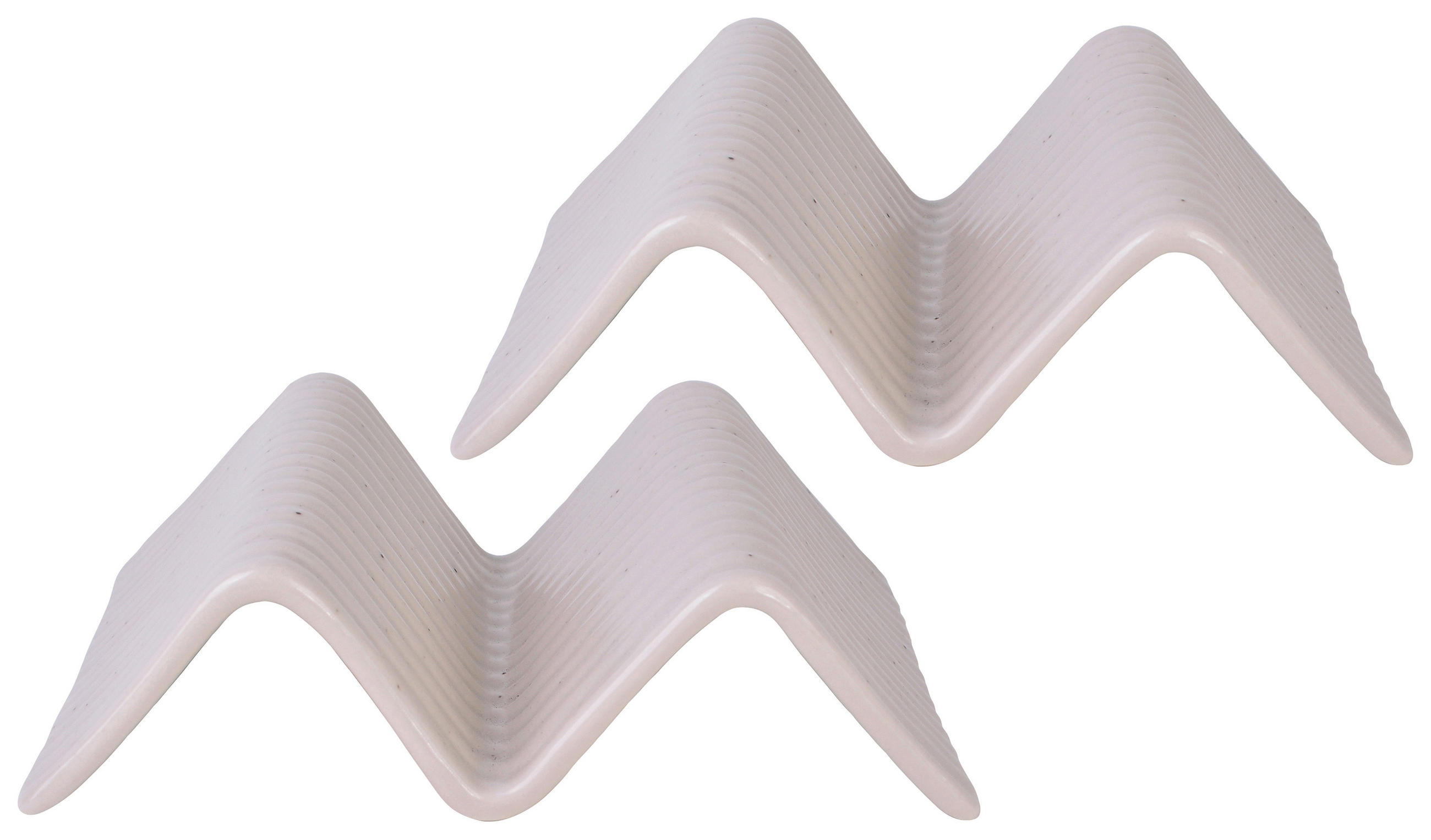 SERVIERSCHALENSET 2-teilig Streat Food  14,5/10,5 cm  - Creme, Basics, Keramik (14,5/10,5cm) - Creatable