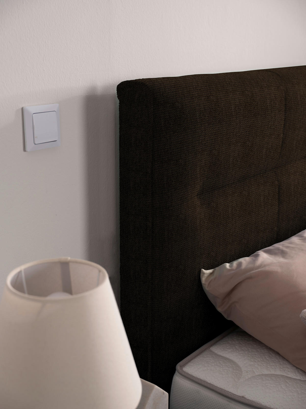 BOXSPRINGBETT 180/220 cm  in Braun  - Schwarz/Braun, KONVENTIONELL, Textil/Metall (180/220cm) - Esposa