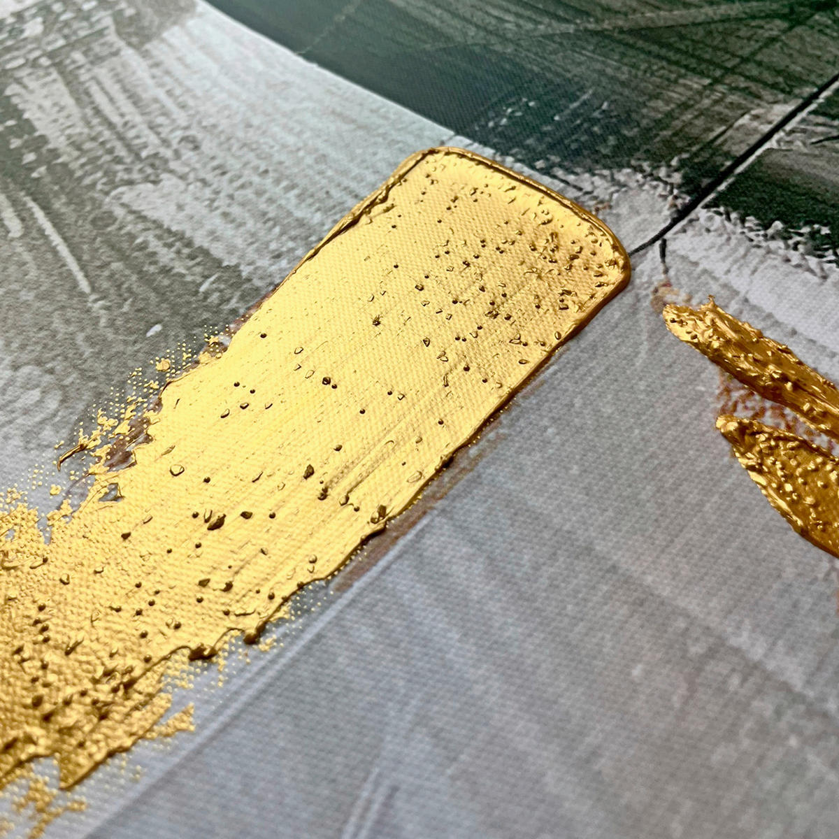 LEINWANDBILD Abstraktes 70/100 cm  - Multicolor, Basics, Holz/Textil (70/100cm)