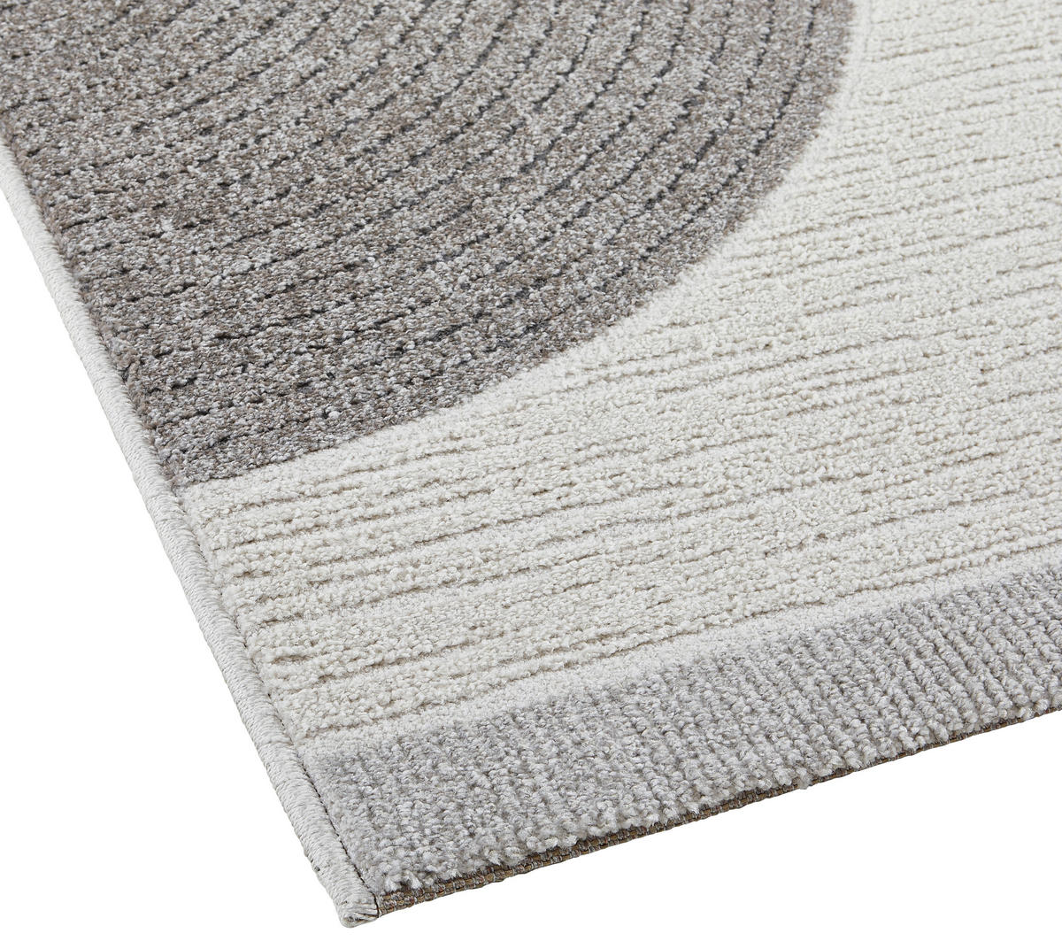 WEBTEPPICH 160/230 cm Valencia Grau, Goldfarben, Hellgrau  - Goldfarben/Hellgrau, Design, Textil (160/230cm)