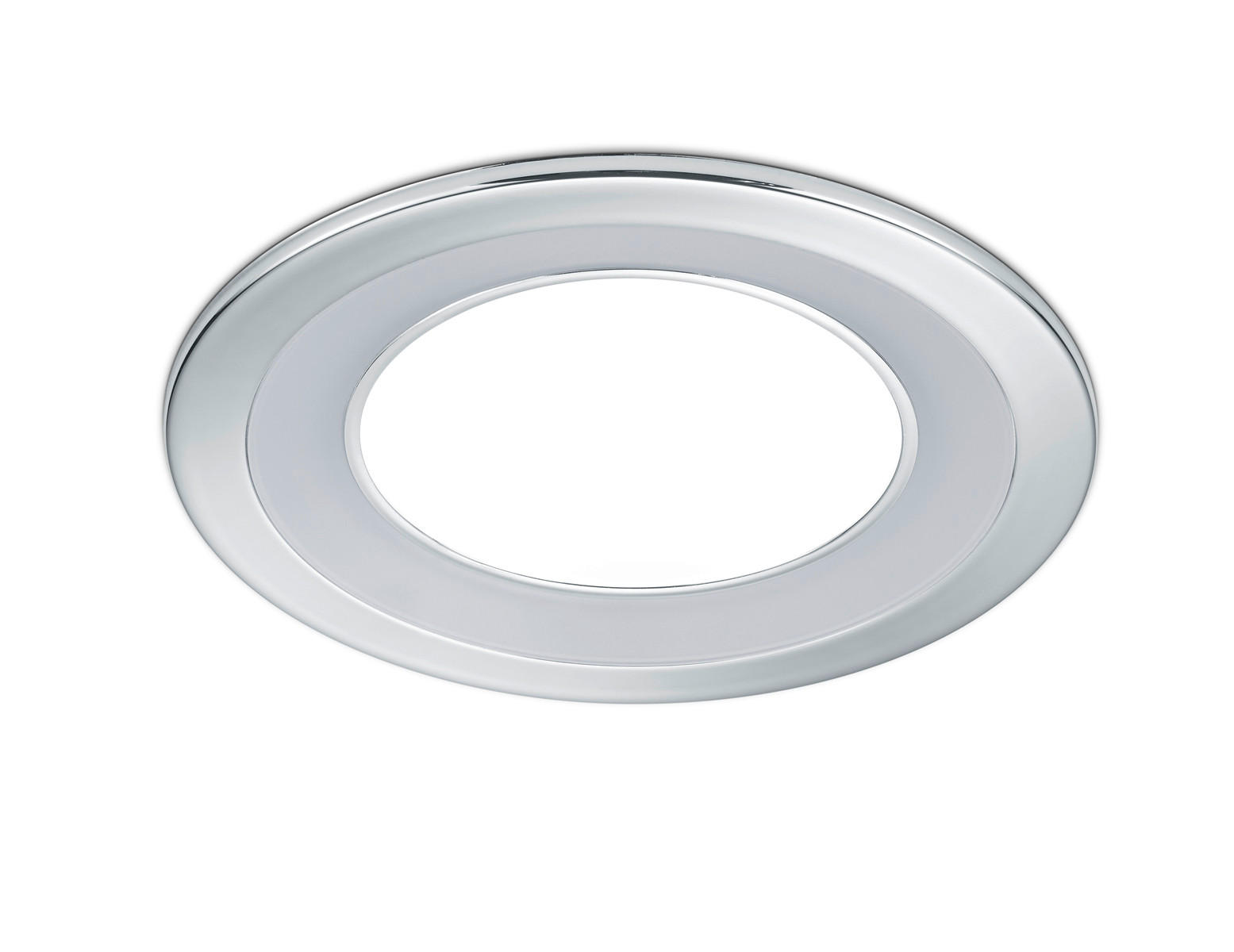 INFÄLLD LED-SPOTLIGHT - kromfärg, Basics, plast (14,8/3,3cm) - Trio Leuchten