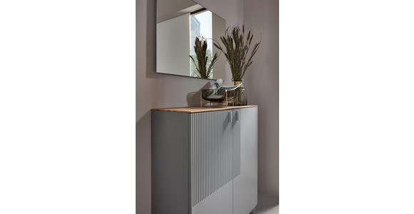 GARDEROBE 260/192/36 cm  - Eichefarben/Grau, Design, Holz/Holzwerkstoff (260/192/36cm) - Dieter Knoll