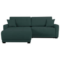 ECKSOFA Petrol Chenille, Struktur  - Petrol, Design, Textil (237/186cm) - MID.YOU