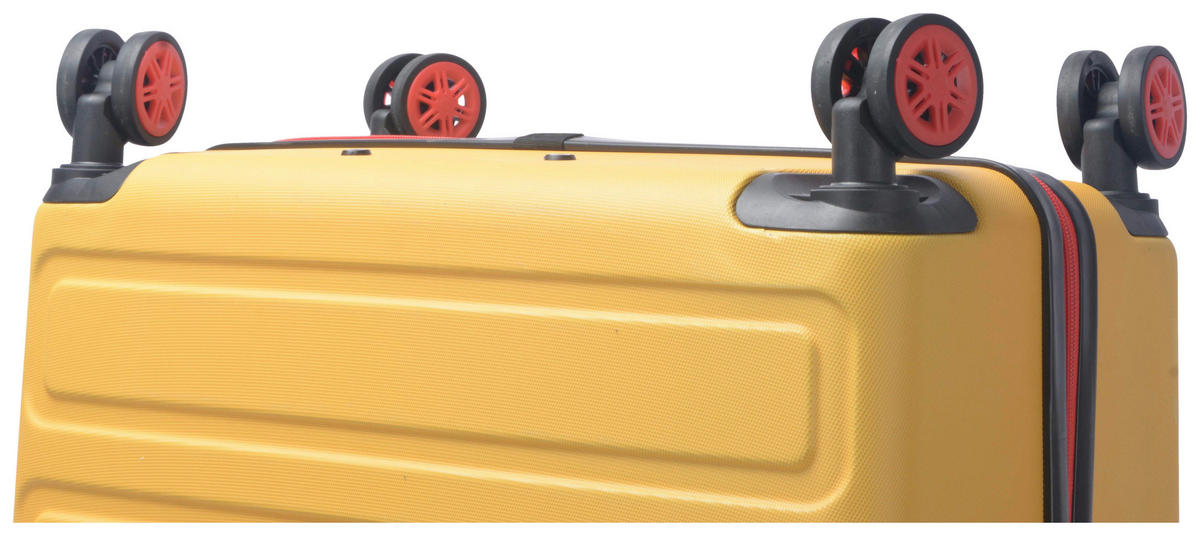 SET VALIZE DE CĂLĂTORIE - galben curry, Design, plastic (53/76/30.5cm) - Schneiders