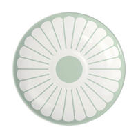 ESPRESSO-UNTERTASSE Fleur Vert  - Salbeigrün/Weiß, MODERN, Keramik (11,5/2cm) - Villeroy & Boch