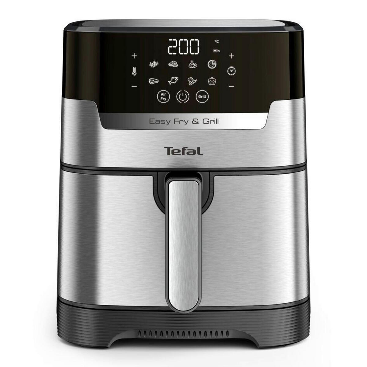 HEIßLUFTFRITTEUSE Easy Fry & Grill Precision 4.2 L  - Edelstahlfarben/Schwarz, Basics, Kunststoff/Metall (39,8/31,4/37,0cm) - Tefal