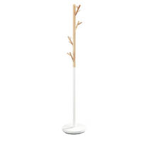 VJEŠALICA SAMOSTOJEĆA prirodne boje, bijela  drvo, metal   - bijela/prirodne boje, Design, drvo/metal (178/33cm) - Boxxx
