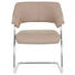SCHWINGSTUHL in Leder, Metall Chromfarben, Hellbraun - Chromfarben/Hellbraun, Design, Leder/Metall (64/86/61cm) - Joop! SCHWINGSTUHL in Leder, Metall Chromfarben, Hellbraun - Chromfarben/Hellbraun, Design, Leder/Metall (64/86/61cm) - Joop!