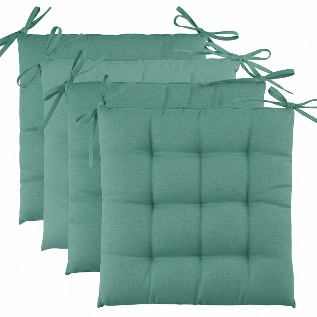 SITZKISSENSET 40/40/5 cm    - Grün, Basics, Textil (40/40/5cm) - Boxxx