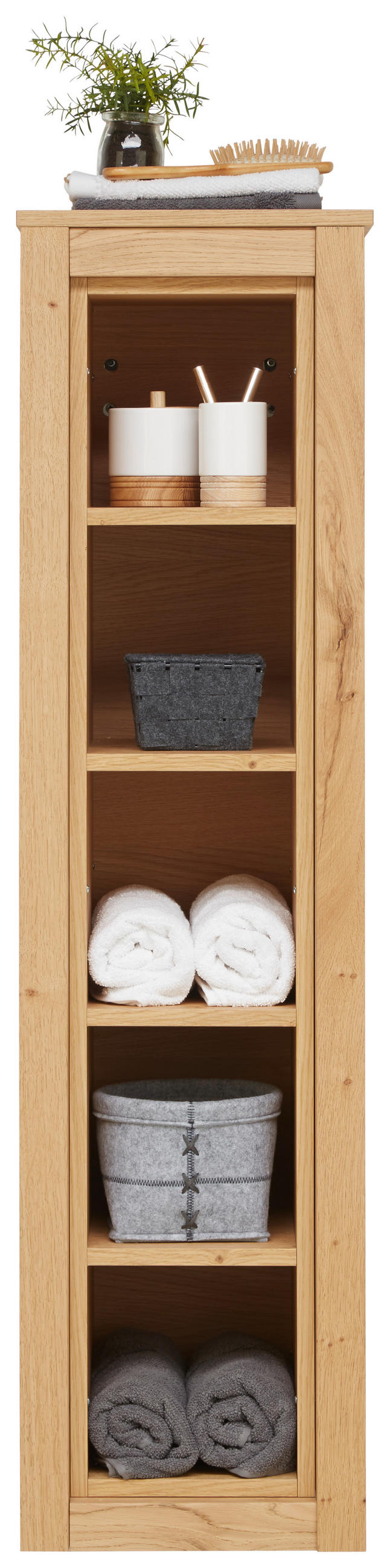 BADEZIMMERREGAL 35/135/37,5 cm  - Eichefarben, MODERN, Holz (35/135/37,5cm) - Landscape