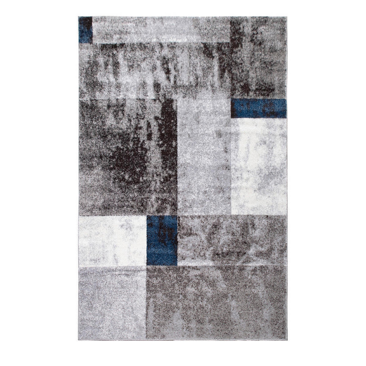 WEBTEPPICH 80/150 cm Phoenix-6042 Blau, Grau  - Blau/Grau, Design, Kunststoff/Textil (80/150cm) - Novel