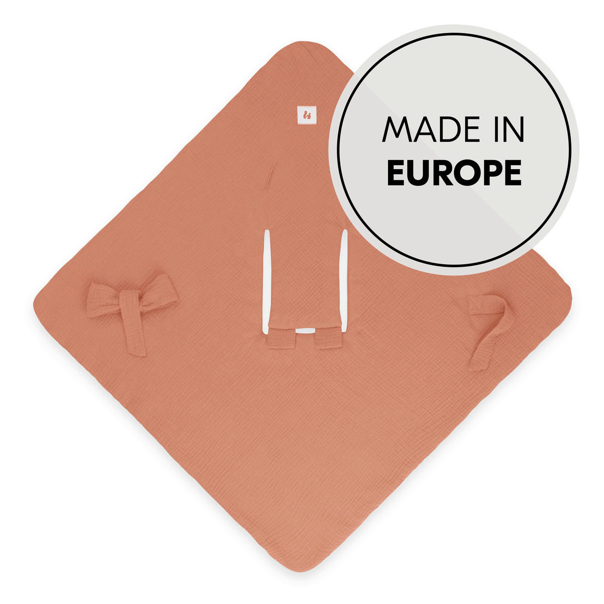EINSCHLAGDECKE Snuggle so Cosy      - Rotbraun, Basics, Textil (75/0,6/75cm) - Hauck