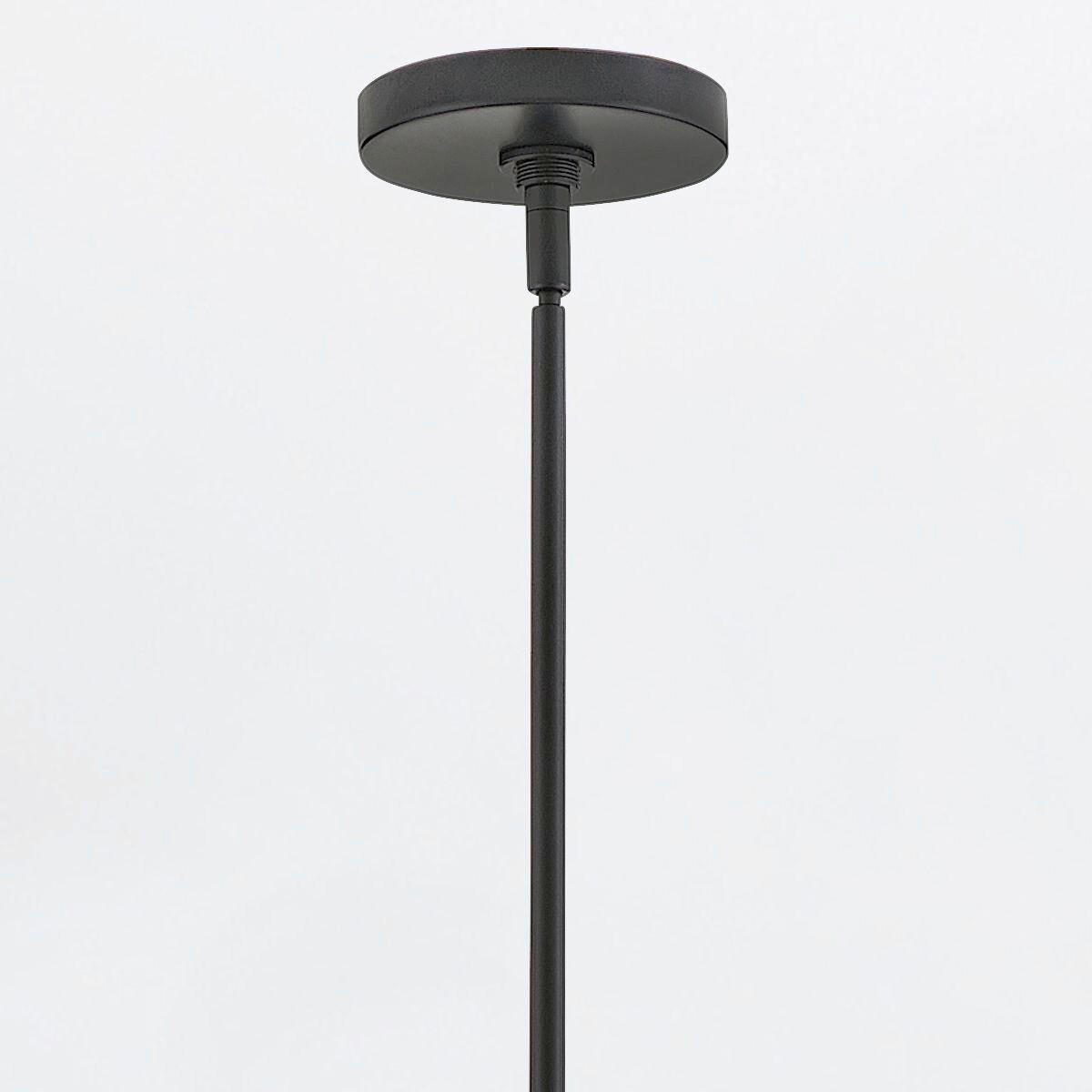 HÄNGELEUCHTE Maddox  75,6/61/61 cm  - Schwarz, Natur, Glas/Textil (75,6/61/61cm) - Elstead Lighting