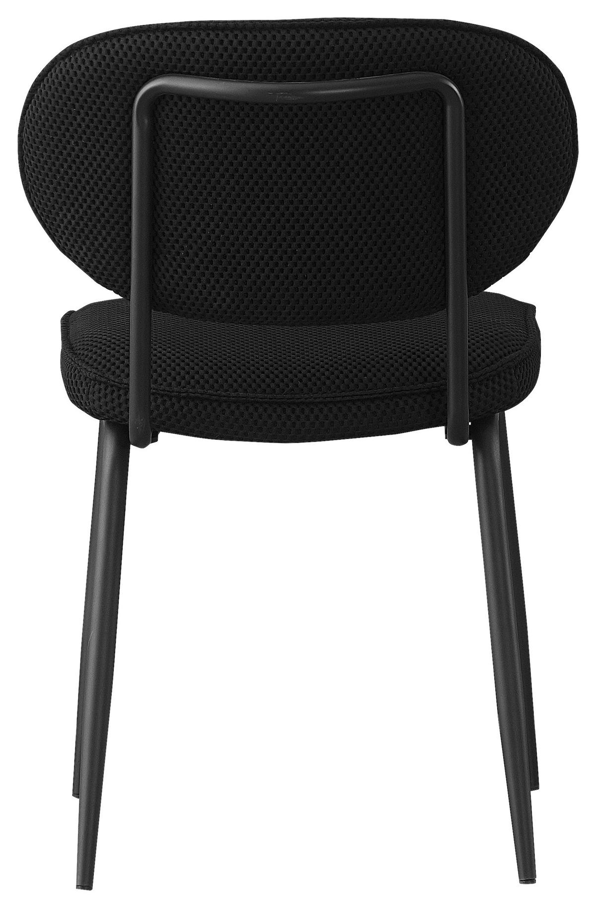 ŽIDLE, černá - černá, Konvenční, kov/textil (49/80,5/62,5cm) - Boxxx
