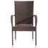 STAPELSESSEL Kunststoffgeflecht Stahl Braun - Braun, LIFESTYLE, Kunststoff/Metall (56/64/94cm) - Xora STAPELSESSEL Kunststoffgeflecht Stahl Braun - Braun, LIFESTYLE, Kunststoff/Metall (56/64/94cm) - Xora