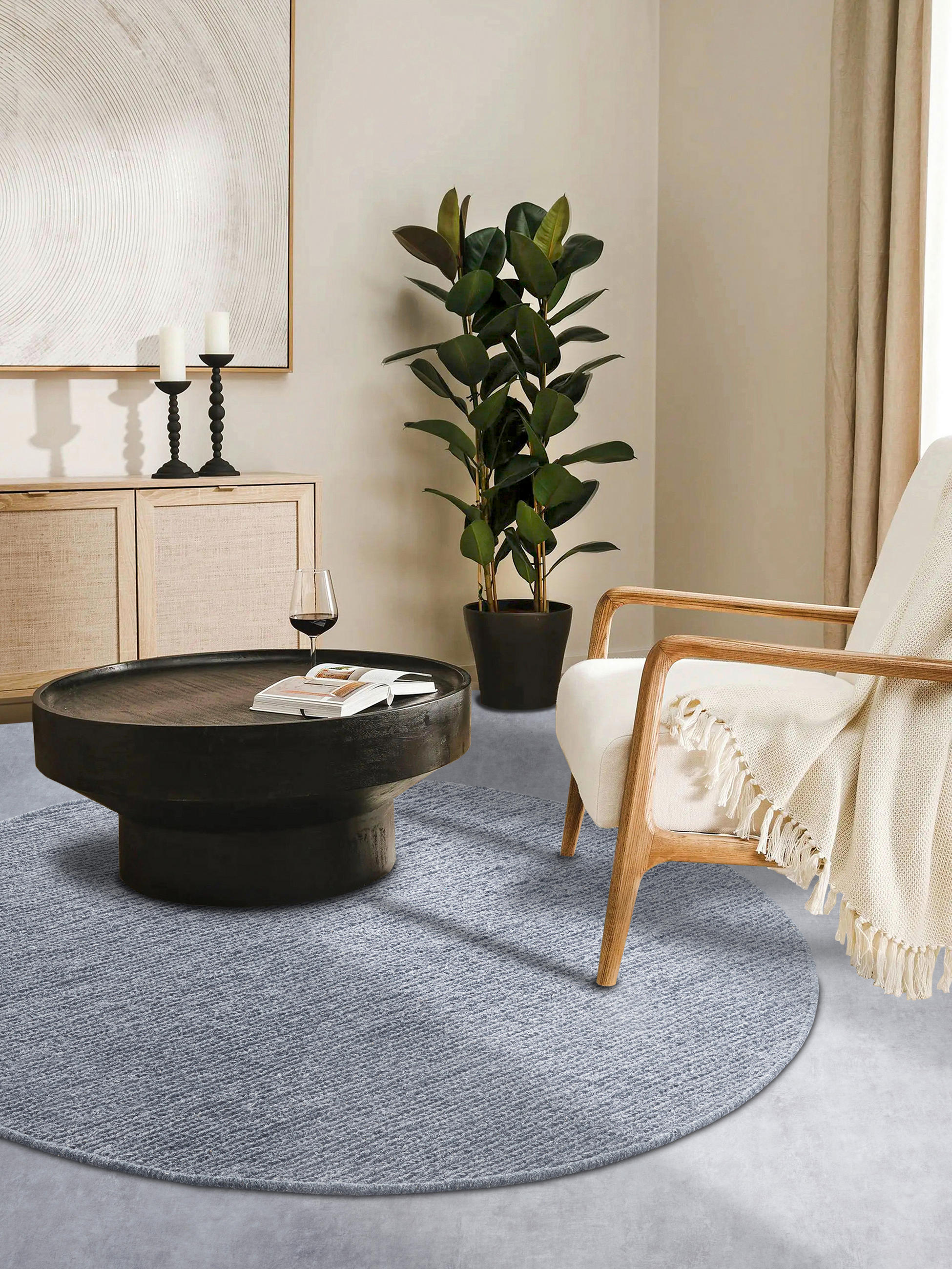 HANDWEBTEPPICH 160 cm Kollektion 1748 Hellgrau  - Hellgrau, Basics, Textil (160cm) - Villeroy & Boch