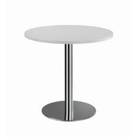 KONFERENZTISCH 80/80/74 cm Grau, Chromfarben  - Chromfarben/Grau, KONVENTIONELL, Holzwerkstoff/Metall (80/80/74cm) - Venda