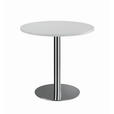 KONFERENZTISCH 80/80/74 cm  - Chromfarben/Grau, KONVENTIONELL, Holzwerkstoff/Metall (80/80/74cm) - Venda