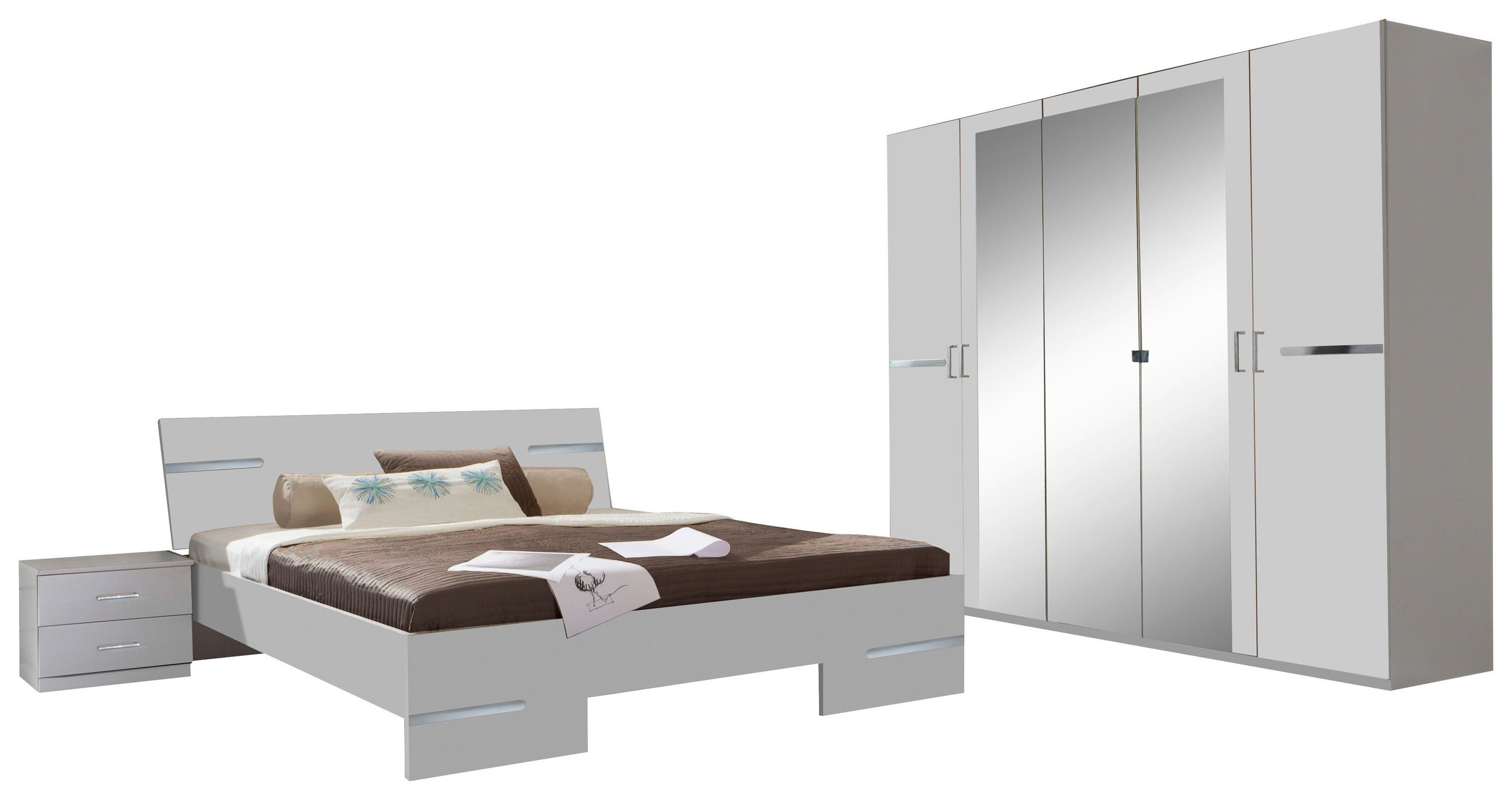 SPÁLŇA, biela - biela, Design, drevo/kompozitné drevo (180/200cm) - MID.YOU